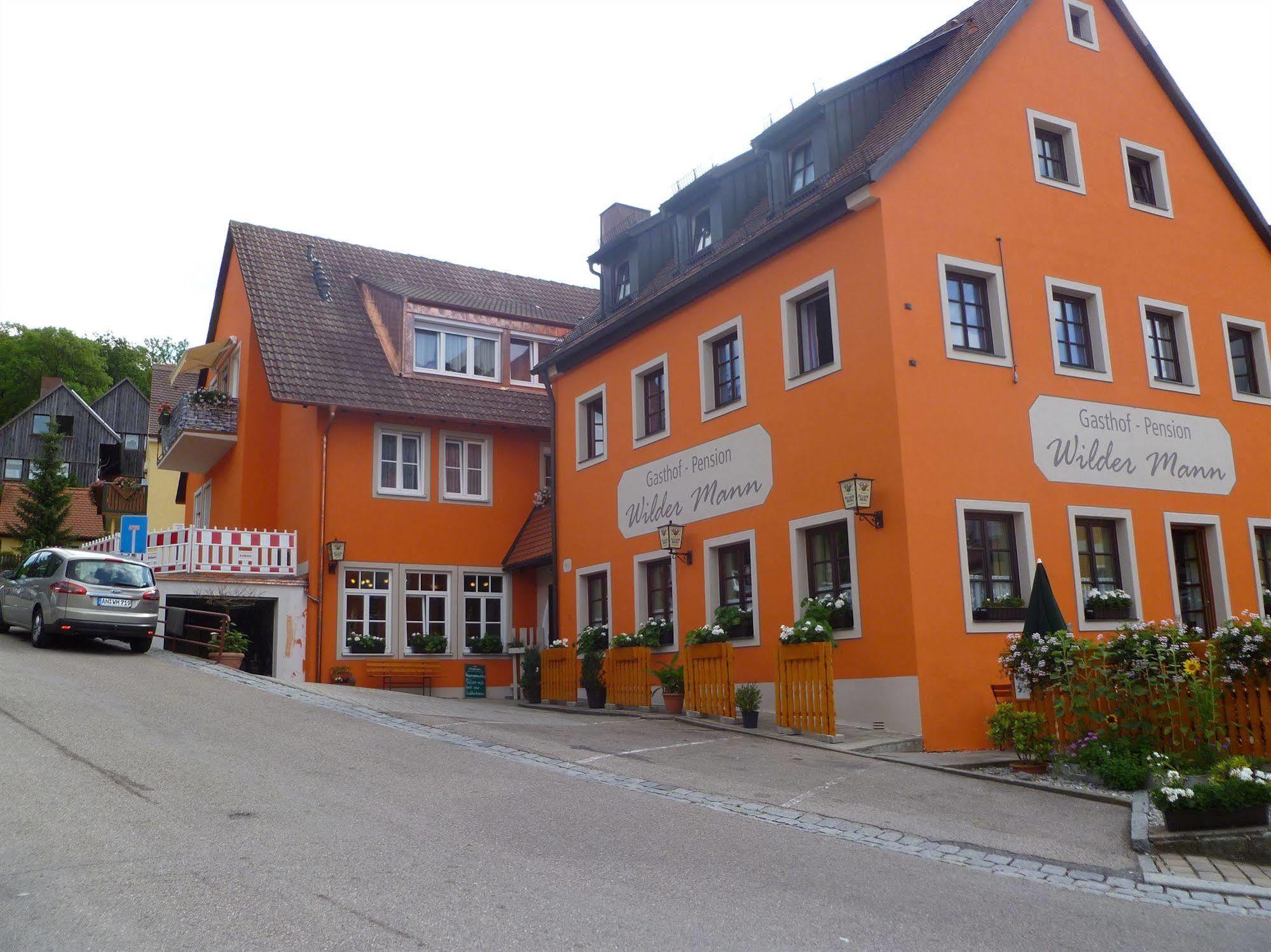 Hotel Wilder Mann Feuchtwangen Ngoại thất bức ảnh